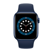 Apple Watch Series 6 Acero Inoxidable 40 mm GPS + Cellular Azul / Azul Marino