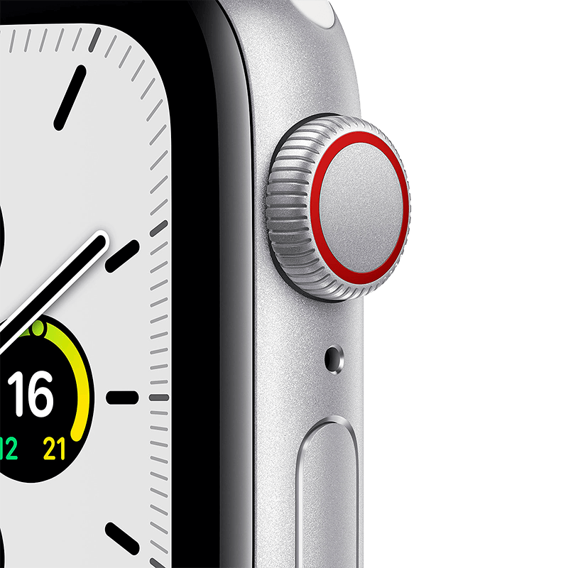 Apple Watch SE Aluminio 44 mm GPS + Cellular Plata / Loop Blanco