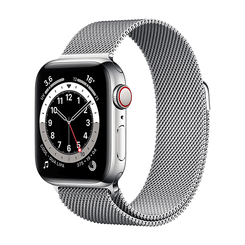 Apple Watch Series 6 Acero Inoxidable 44 mm GPS + Cellular Plata / Milaneses Loop Plata